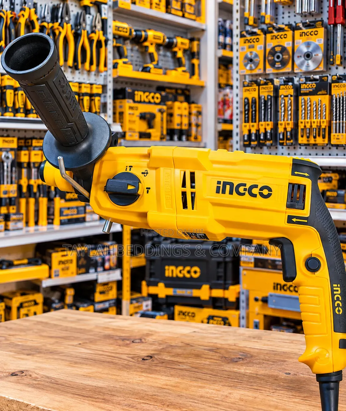 INGCO Rotary Hammer Drill – Heavy-Duty Electric Power Drill
