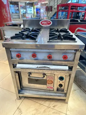 JADA 7-Star Commercial 4-Burner Gas Range With Pizza Oven