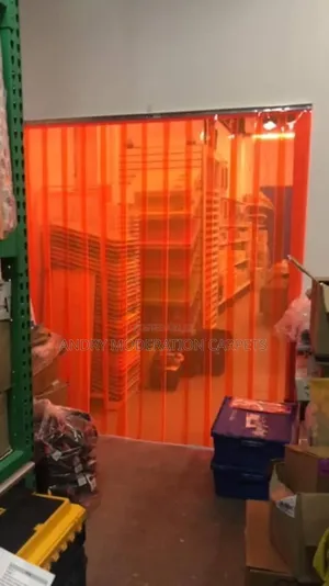 Coloured PVC Transparent Curtains