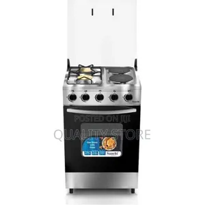 Saachi 2 Electric +2 Gas Stand Cooker 50 × 50