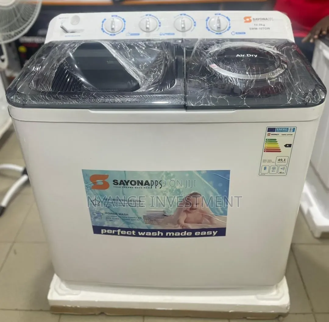 10 KGS Sayona Twin Tub and Washing Machine.