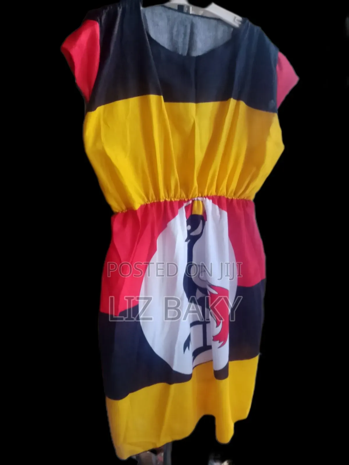 Ugandan Flag Dress ,Shirt for Kids