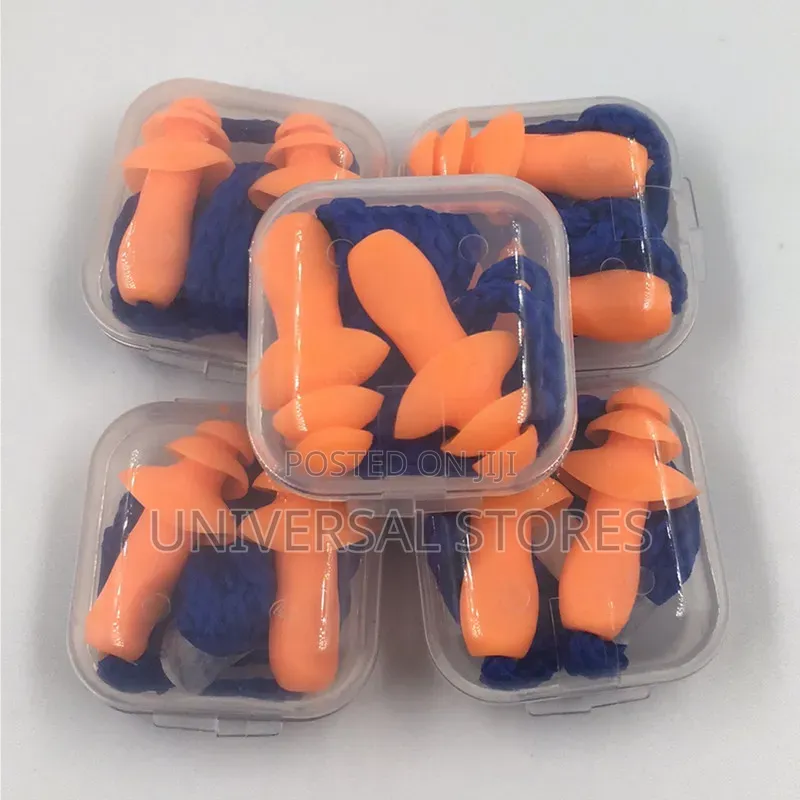 Reusable, Corded Silicone Earplugs