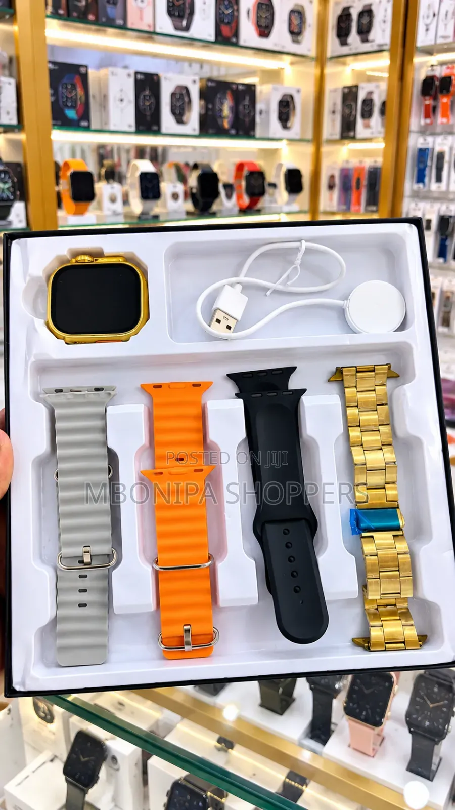 YH999+ AMOLED Smart Watch – 4-in-1 Straps