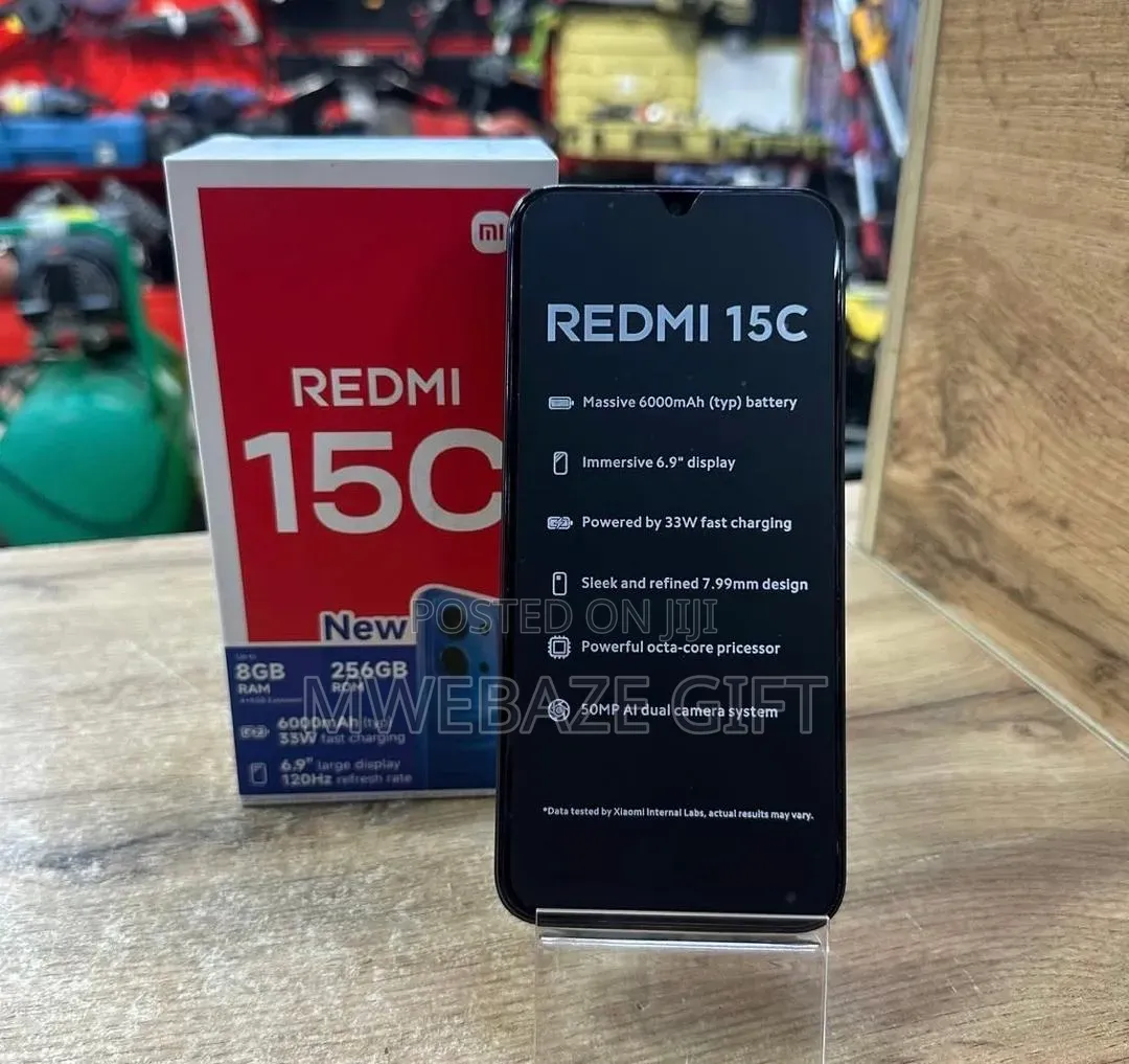 New Xiaomi Redmi 15C 4G 256 GB Black