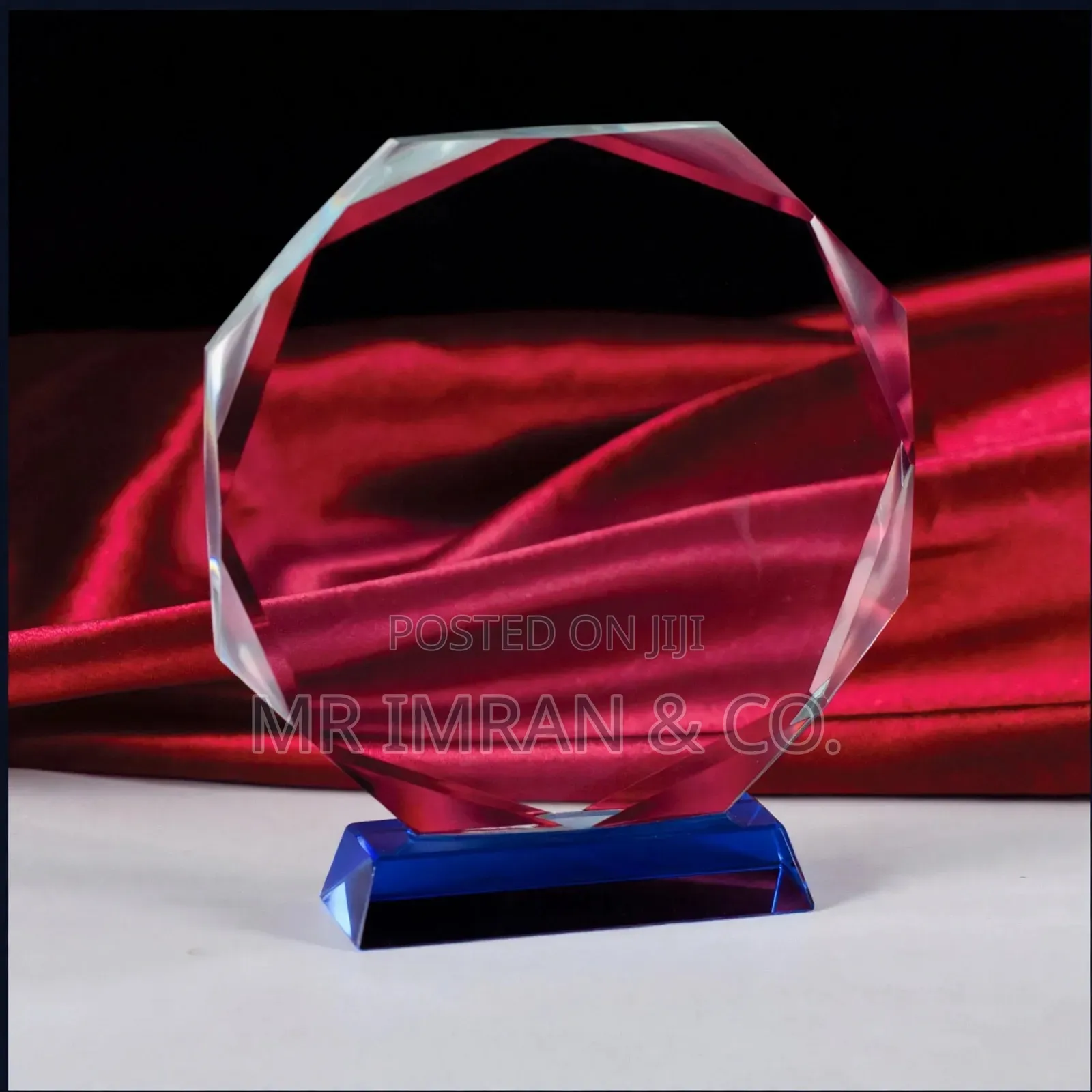 Crystal Flame Award Trophy