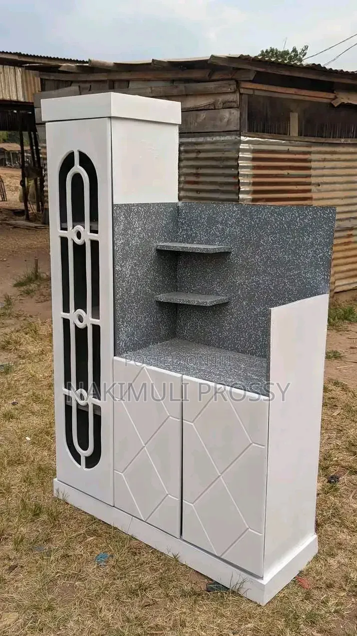 Gas Cabinet White and Gray