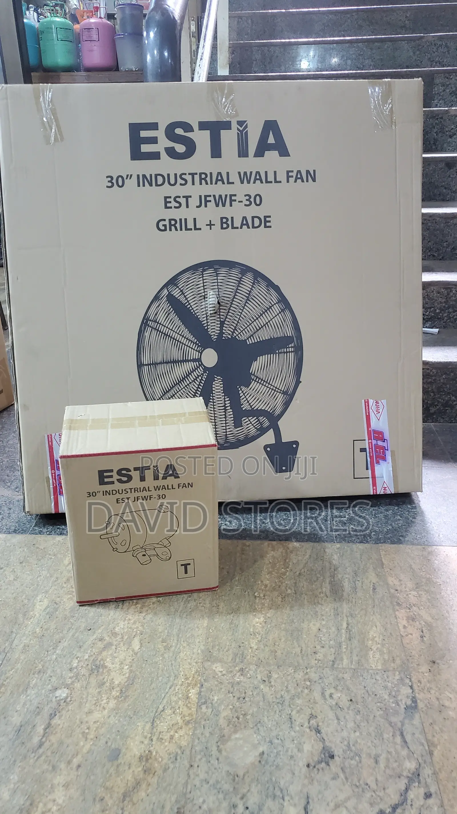 Estia 30-Inch Industrial Wall Fan – Heavy-Duty High-Velocity Fan