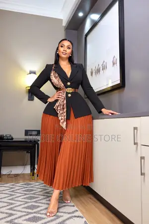 Belt Scarfed Two Piece (Skirt)