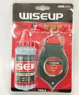 WISEUP 3-Piece Chalk Line Reel Set