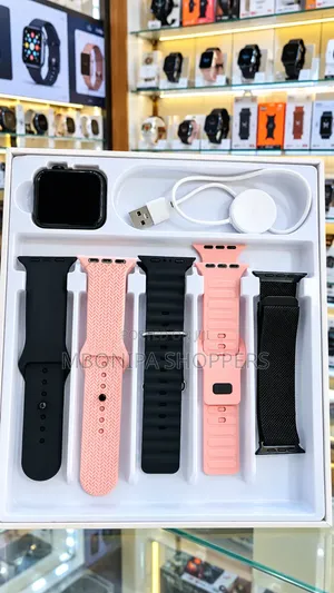 WISME X28 5+1 Smart Watch Gift Set With 5 Interchangeable Straps