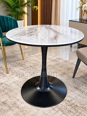 Single Stand Marble Cafe Table