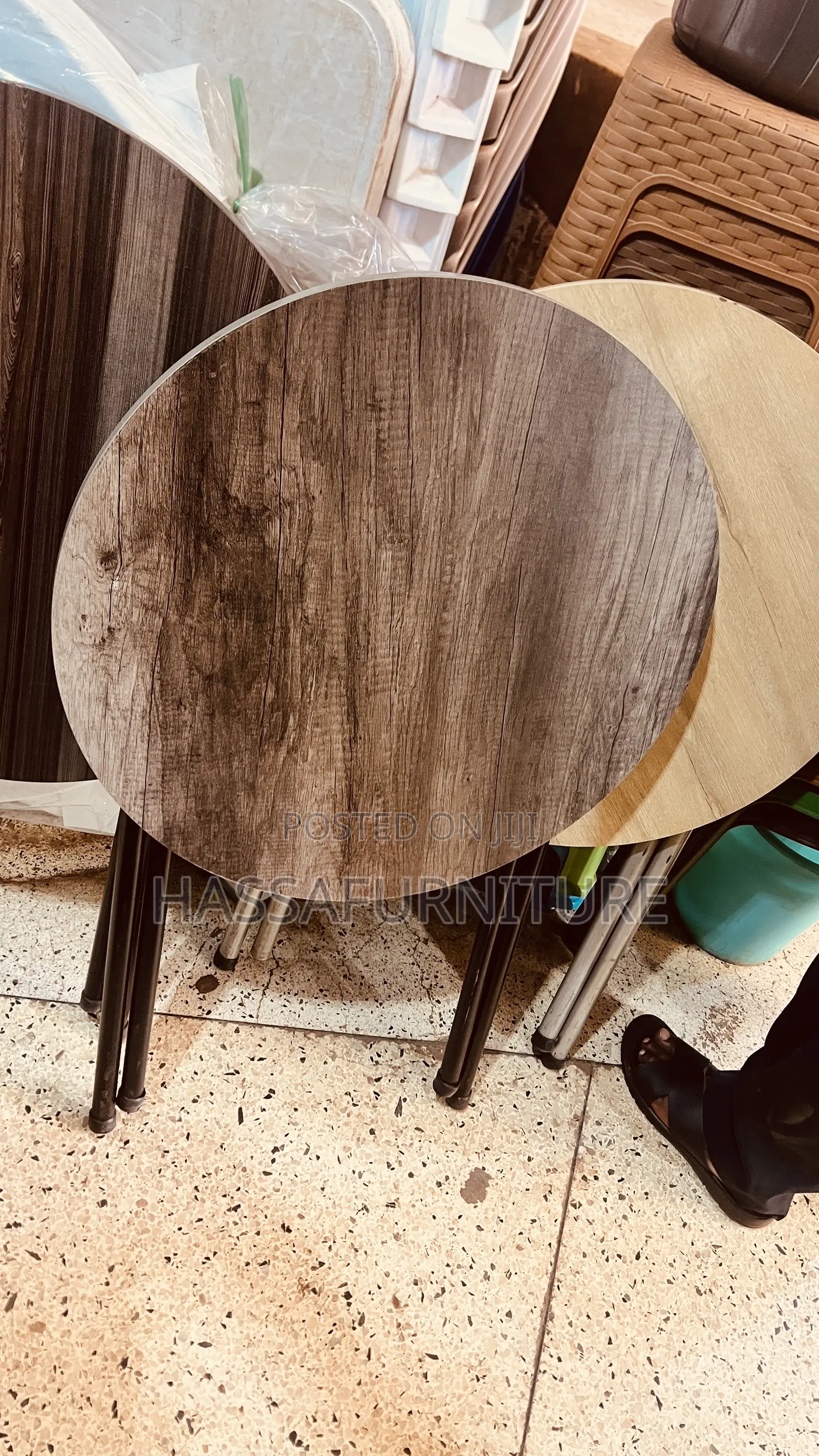 Round Foldable Tables Brand New