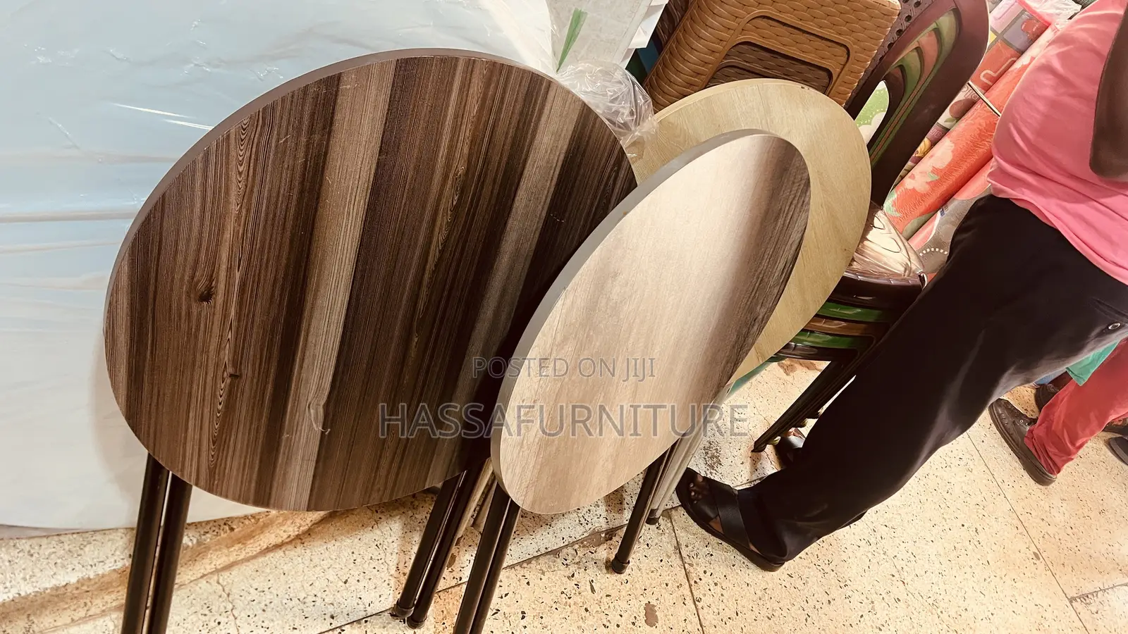 Round Foldable Tables Brand New