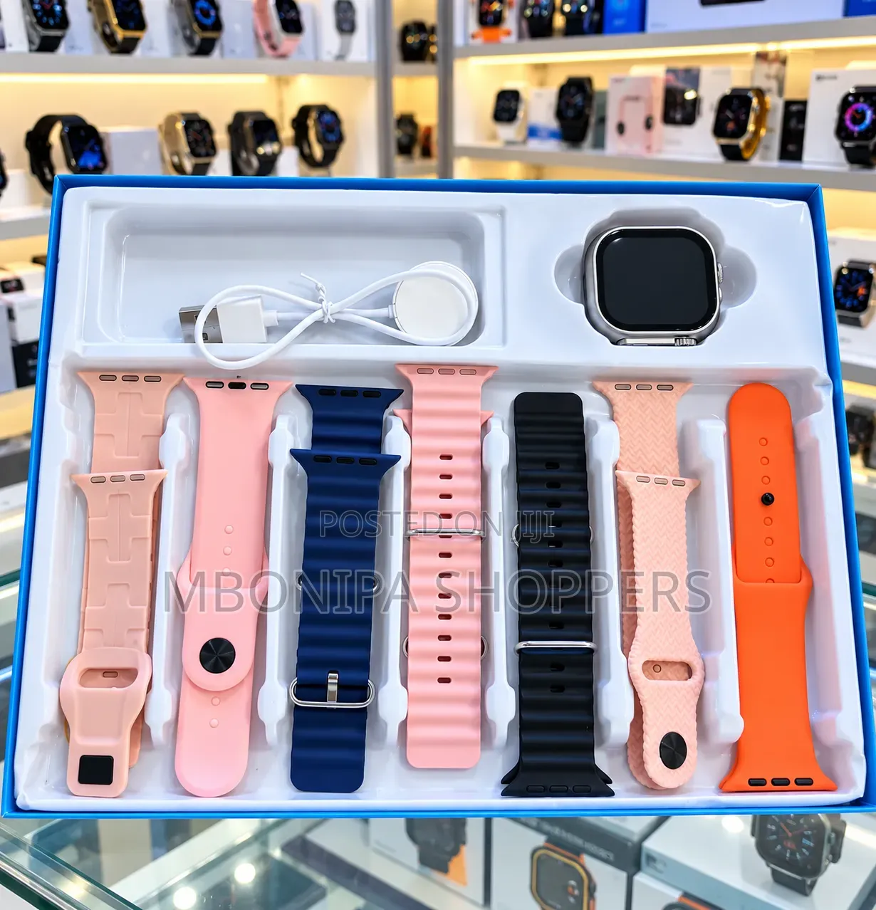 TK500 Max Smart Watch 7-in-1 Straps AMOLED Display & Bluetooth Calling