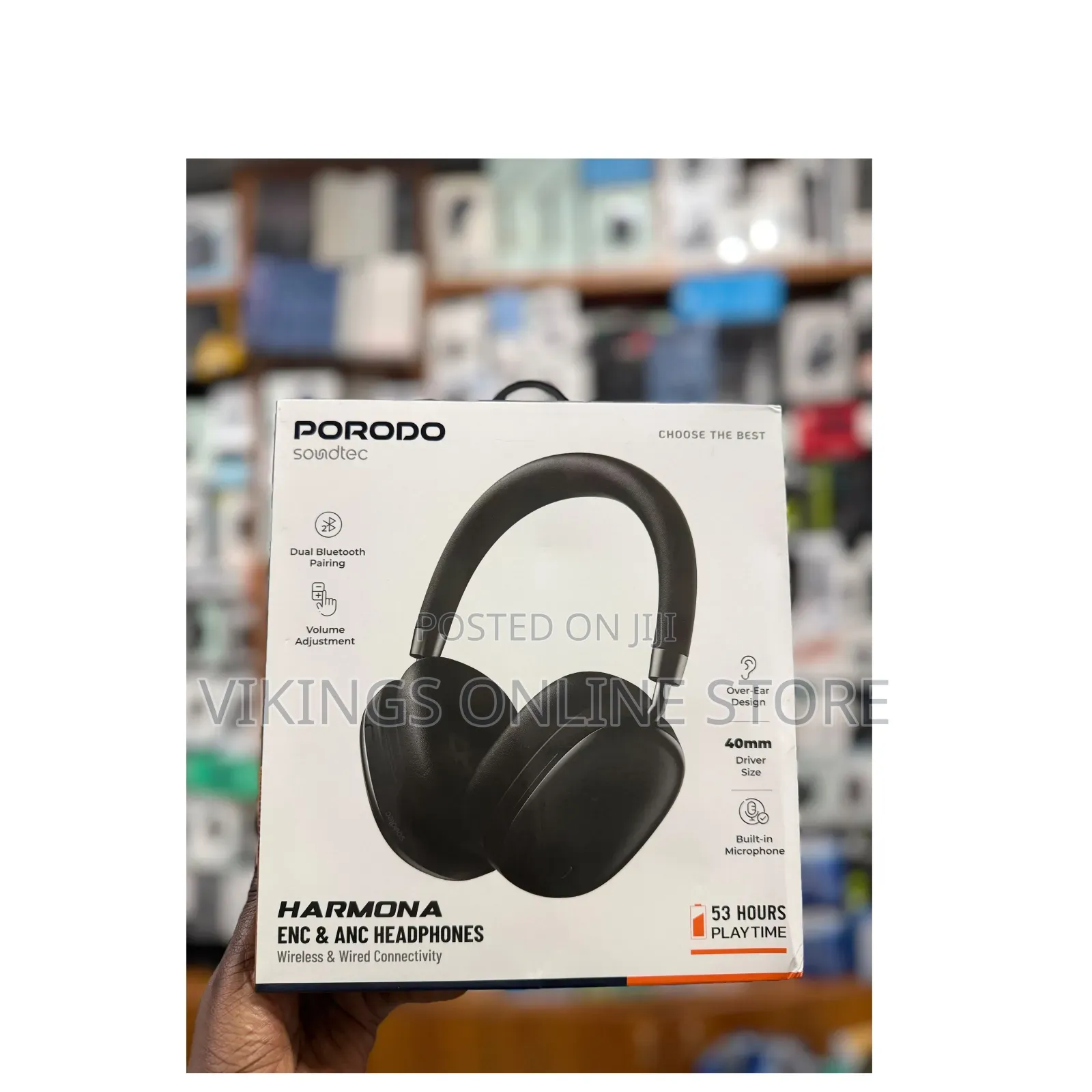 Porodo Soundtec Harmona ENC ANC Headphones