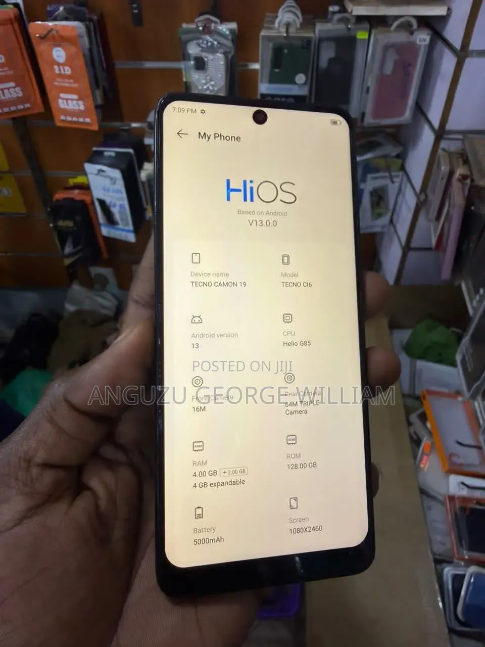 Tecno Camon 19 128 GB Black