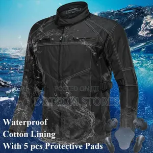 Black Textile Motorcycle Jacket