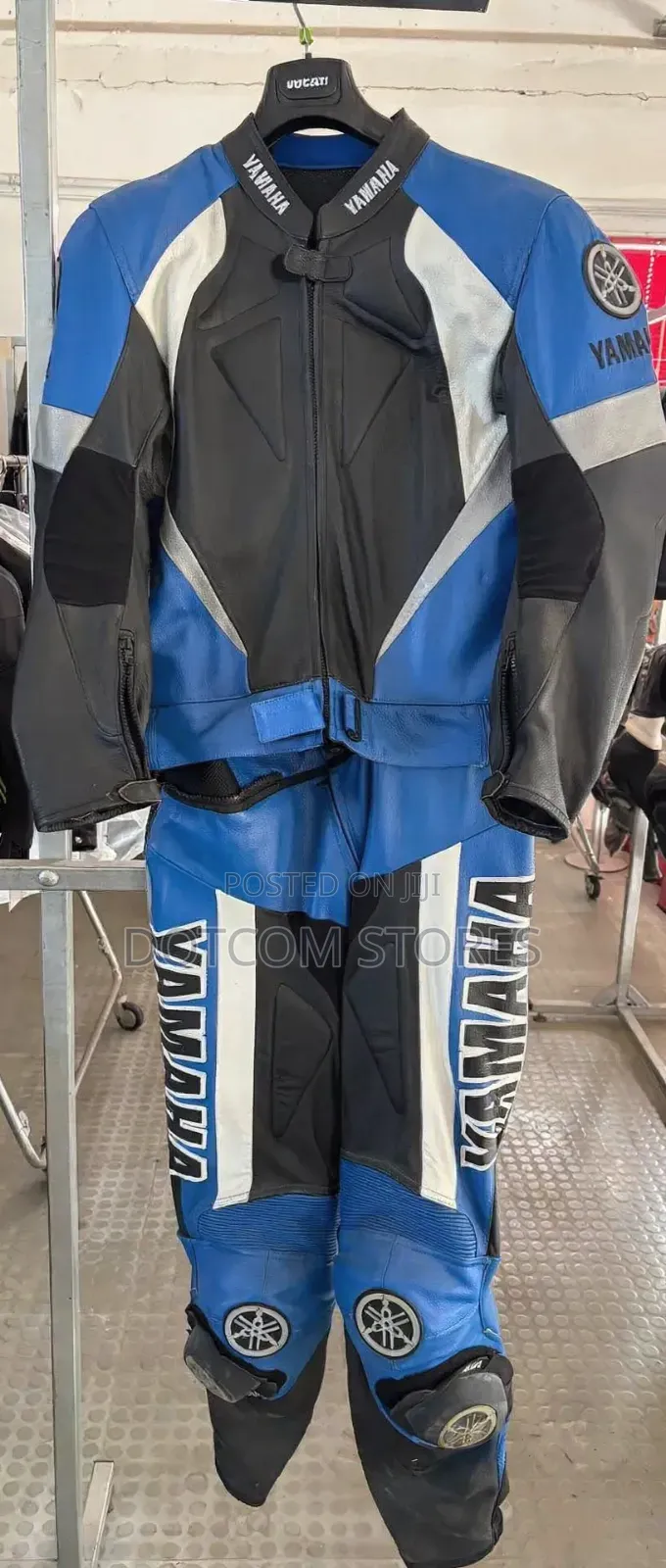 Yamaha-Branded Two-Piece Motorcycle Riding Suit