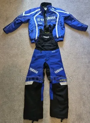 Yamaha-Branded Two-Piece Motorcycle Riding Suit