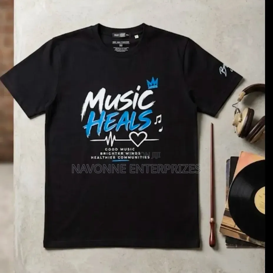 Music Heals Graphic T-Shirt – High Quality Cotton Tee