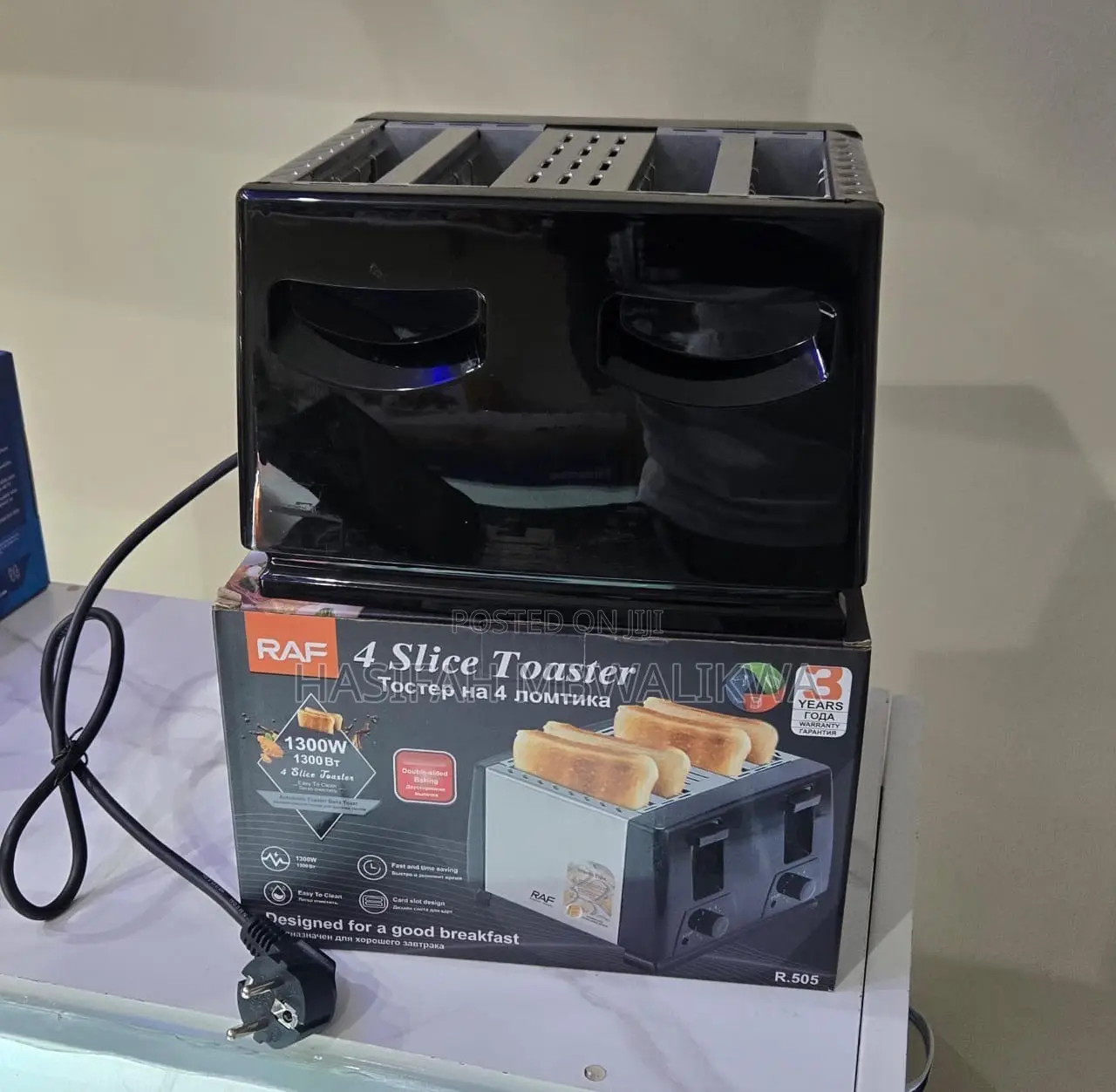 RAF 4 Slice Bread Toaster