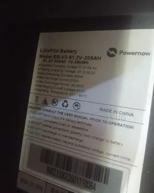 10.49kwh,205Ah/51.2volts Lithium Iron Phosphate Battery