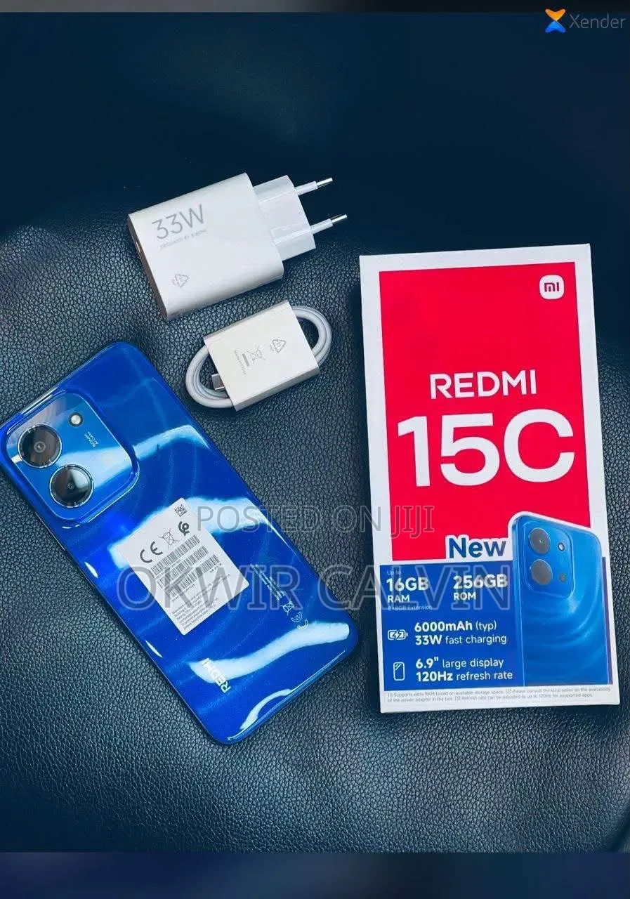 New Xiaomi Redmi 15C 4G 256 GB Blue