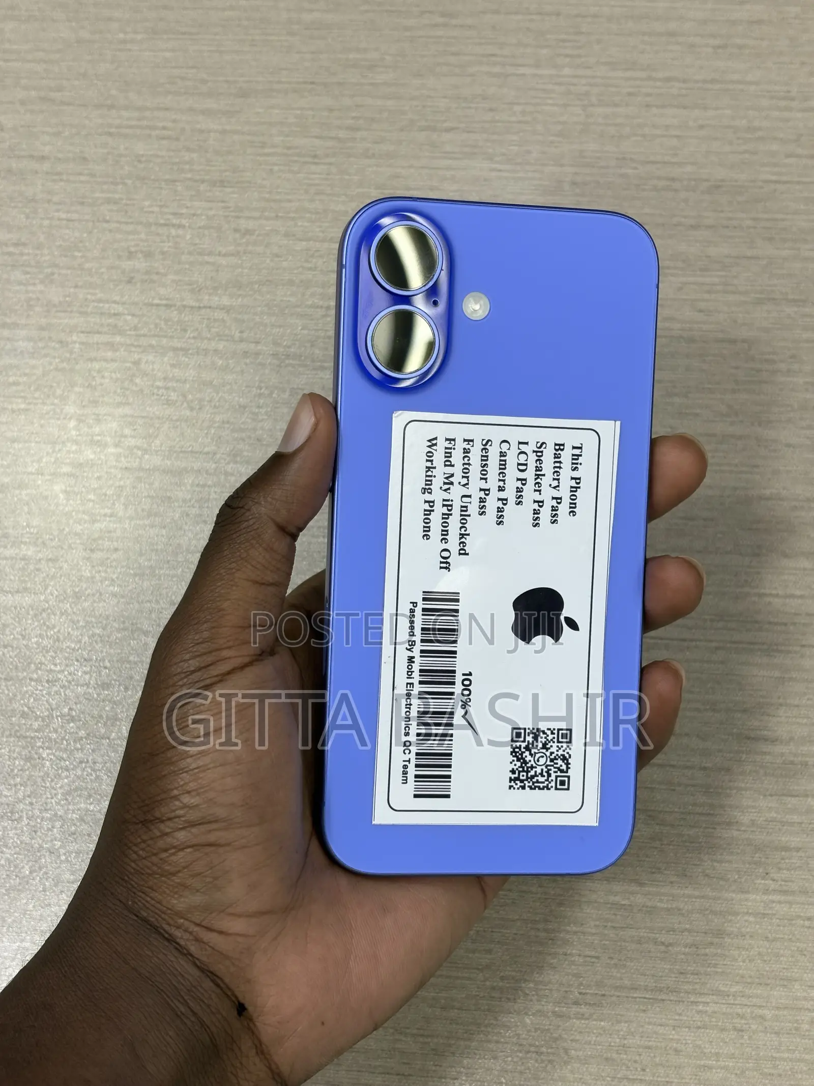 Apple iPhone 16 256 GB Blue