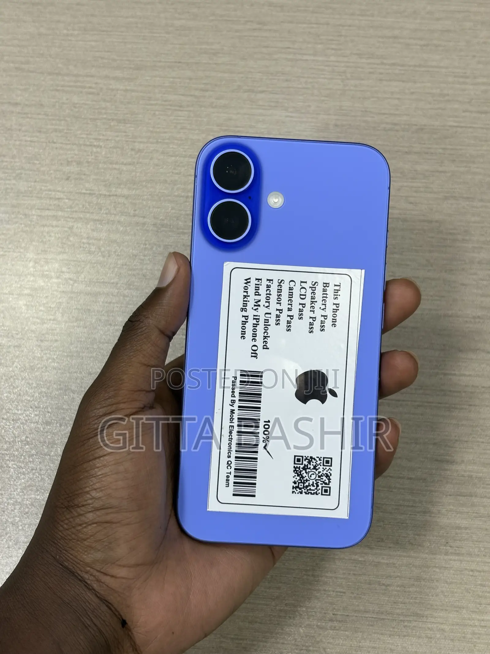 Apple iPhone 16 256 GB Blue
