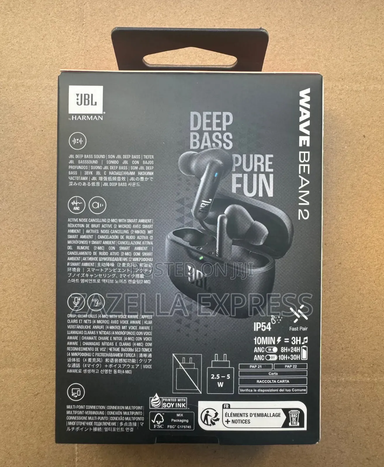 JBL Wave Beam 2 Adaptive Noise Cancelling With Smart Ambient