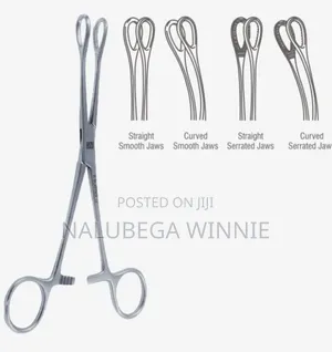 Sponge Holding Forceps Straight and Curved