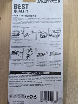 Grey RTV Silicone and Gasket Maker
