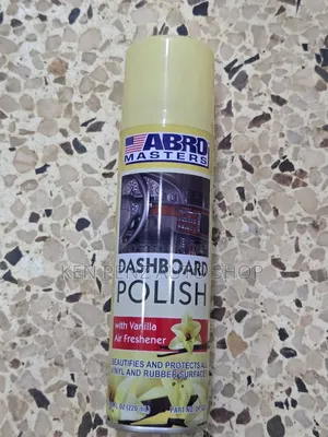 Abro Dashboard Polish and Cleaner ( Vanilla Scented)