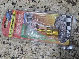 Gold Coloured Turbo Sound Whistle