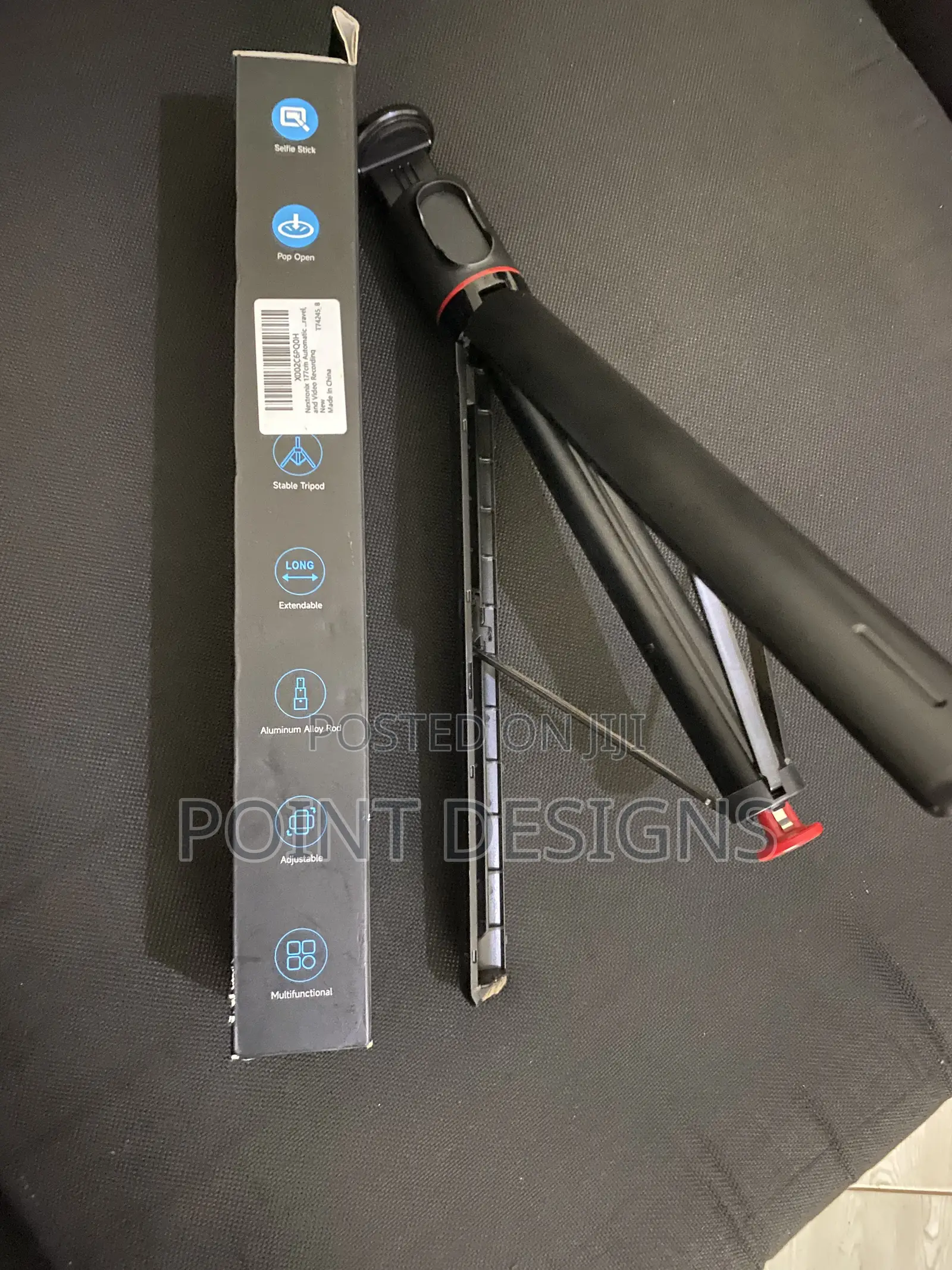 Tt01 Extendable Bluetooth Selfie Stick Tripod, 69.6" Automatic Tripod
