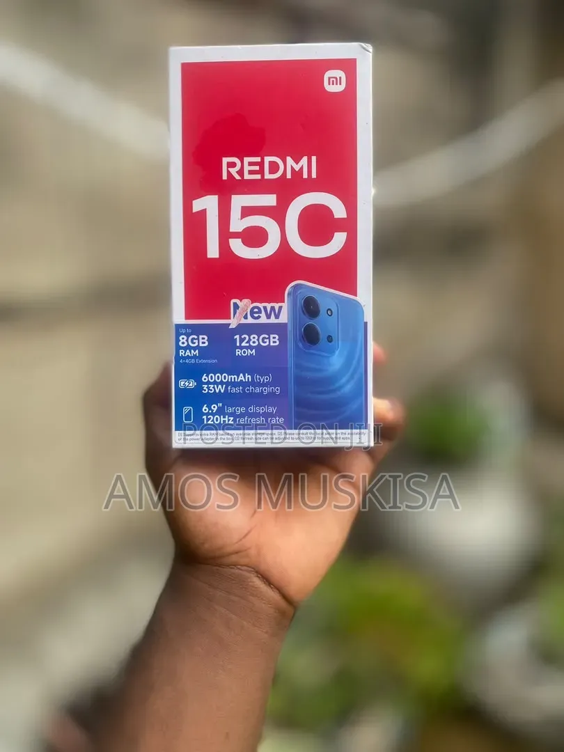 New Xiaomi Redmi 15C 4G 128 GB Black