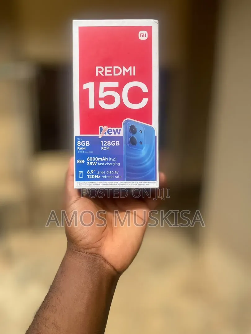 New Xiaomi Redmi 15C 4G 128 GB Black