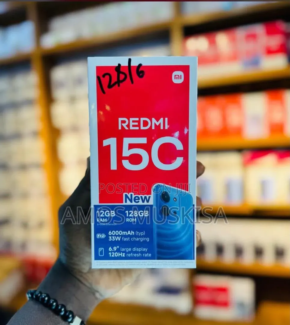 New Xiaomi Redmi 15C 4G 128 GB Black