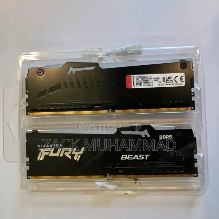 Kingston Fury Ddr5 Ram 32gb×2 64gb for Gaming PC