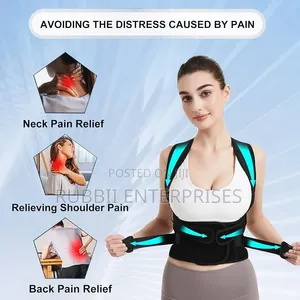 Adjustable Upper Back and Lumbar Support Posture Corrector Brace