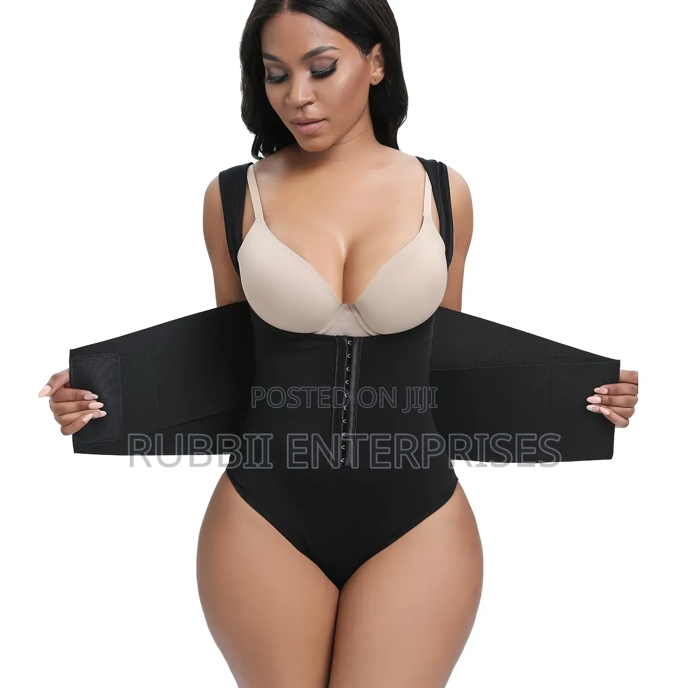 Waist Trimmer Slimming Body Shaper With a Built-in Waist-Cinching