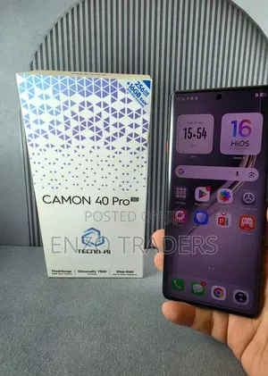 New Tecno Camon 40 Pro 5G 256 GB Black