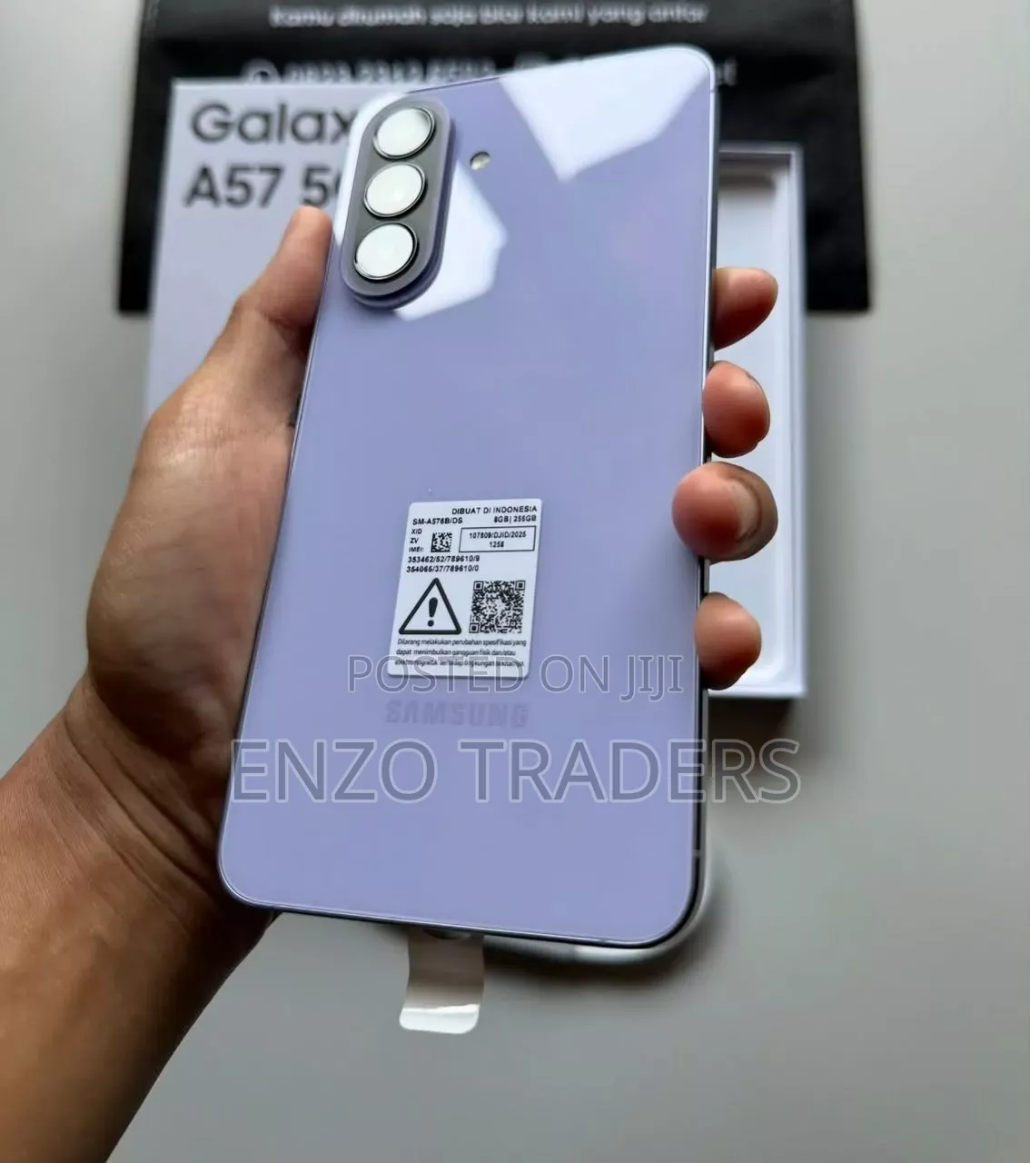 New Samsung Galaxy A57 256 GB Purple