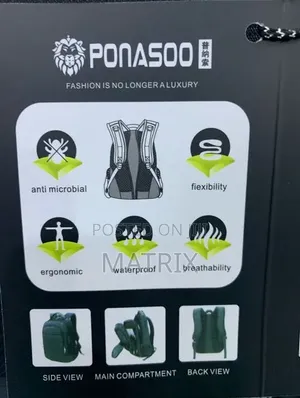 Ponasoo Laptop Backpack Bag