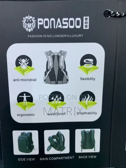 Ponasoo Laptop Backpack Bag