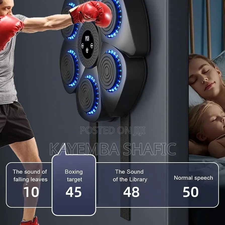 Smart Bluetooth Music Boxing Machine With Wall-Mounted Target