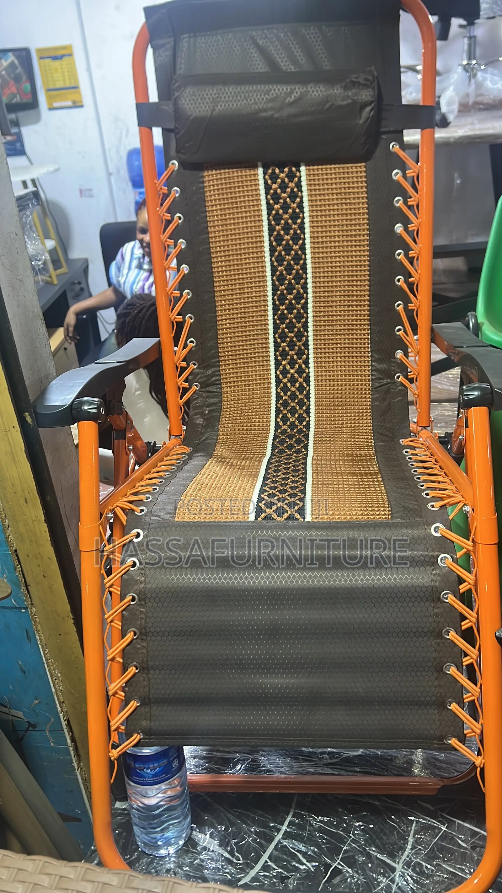Orange Foldable Beach Chair