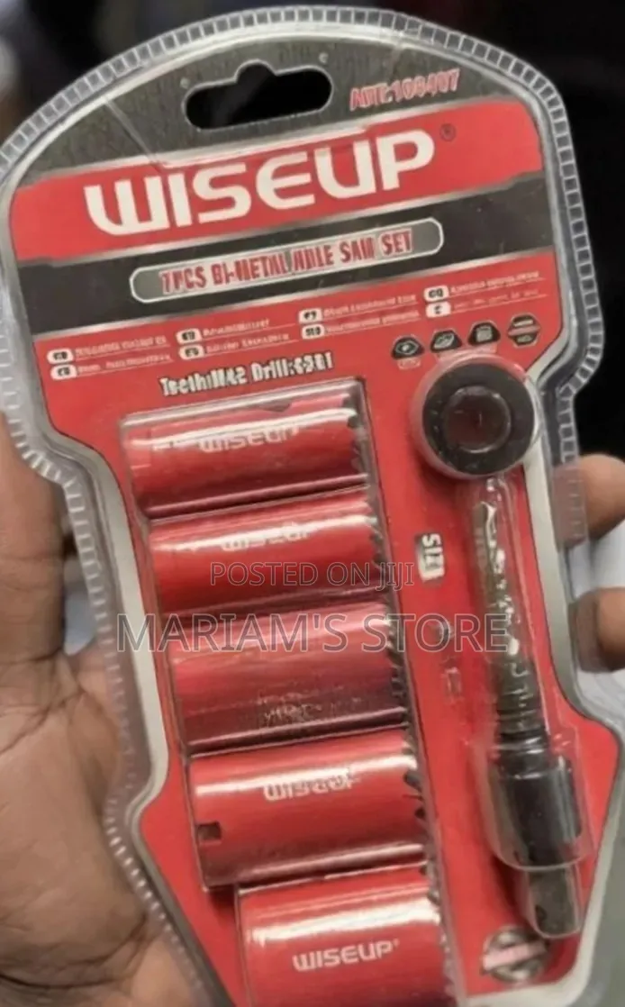 Wiseup 7-Piece Bi-Metal Hole Saw