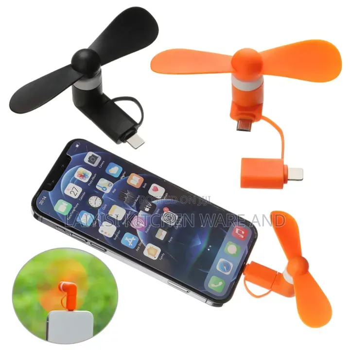 Mobile Phone Handheld Fan Portable 2 in Mini USB Chargeable Fan